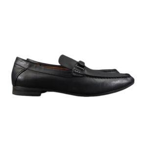 Steve Madden Shoes Mens 11.5 Loafer Moc Classic Slip On Black Leather Lifestyle